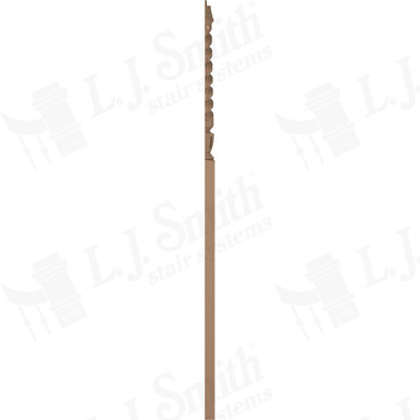 L.J. Smith 3-1/2" Half Intermediate Landing Newel · LJT-3018 1/2-P — stair parts selection with LeviArs Design & Remodeling