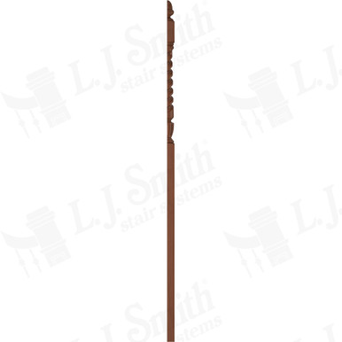L.J. Smith 3-1/2" Half Intermediate Landing Newel · LJT-3058 1/2-C — stair parts selection with LeviArs Design & Remodeling