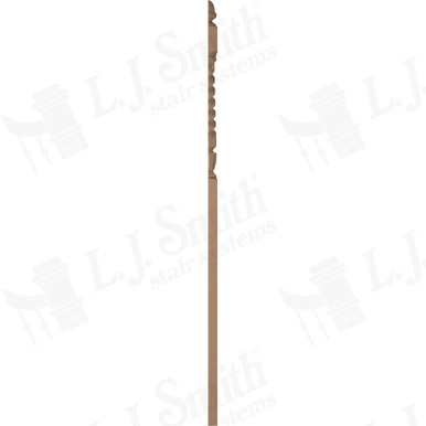 L.J. Smith 3-1/2" Half Intermediate Landing Newel · LJT-3058 1/2-P — stair parts selection with LeviArs Design & Remodeling