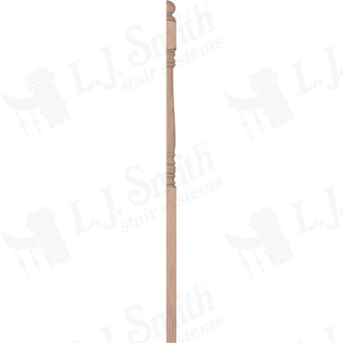L.J. Smith 3-1/2" Half Long Utility Newel · LJ-4504 1/2-B — stair parts selection with LeviArs Design & Remodeling