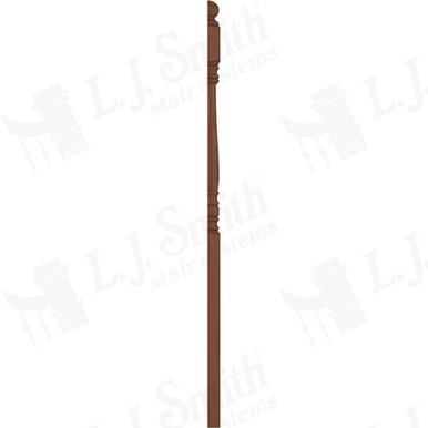 L.J. Smith 3-1/2" Half Long Utility Newel · LJ-4504 1/2-C — stair parts selection with LeviArs Design & Remodeling