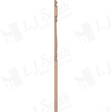 L.J. Smith 3-1/2" Half Long Utility Newel · LJ-4504 1/2-M — stair parts selection with LeviArs Design & Remodeling