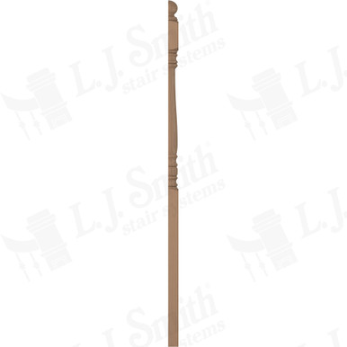 L.J. Smith 3-1/2" Half Long Utility Newel · LJ-4504 1/2-P — stair parts selection with LeviArs Design & Remodeling