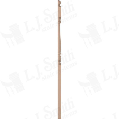 L.J. Smith 3-1/2" Half Long Utility Newel · LJ-45048 1/2-M — stair parts selection with LeviArs Design & Remodeling