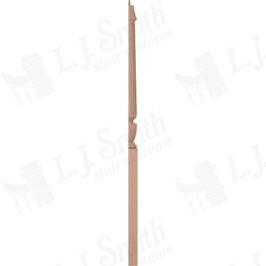 L.J. Smith 3-1/2" Half Long Utility Newel · LJF-3014 1/2-HM — stair parts selection with LeviArs Design & Remodeling