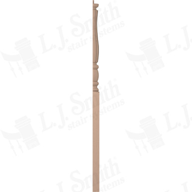 L.J. Smith 3-1/2" Half Long Utility Newel · LJF-3314 1/2-M — stair parts selection with LeviArs Design & Remodeling