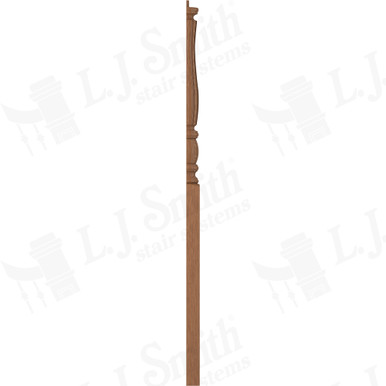 L.J. Smith 3-1/2" Half Long Utility Newel · LJF-3314 1/2-WO — stair parts selection with LeviArs Design & Remodeling
