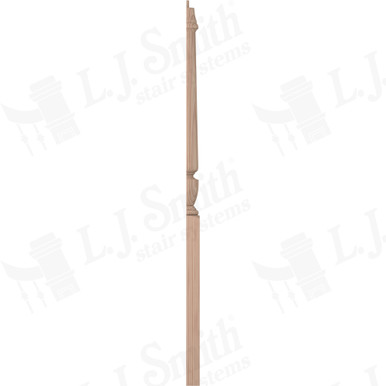 L.J. Smith 3-1/2" Half Long Utility Newel · LJP-3014 1/2-B — stair parts selection with LeviArs Design & Remodeling