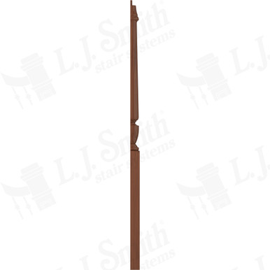 L.J. Smith 3-1/2" Half Long Utility Newel · LJP-3014 1/2-C — stair parts selection with LeviArs Design & Remodeling