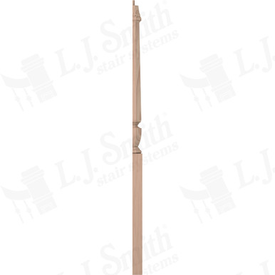 L.J. Smith 3-1/2" Half Long Utility Newel · LJP-30148 1/2-B — stair parts selection with LeviArs Design & Remodeling