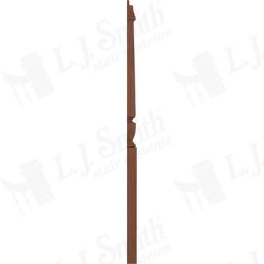 L.J. Smith 3-1/2" Half Long Utility Newel · LJP-30148 1/2-C — stair parts selection with LeviArs Design & Remodeling