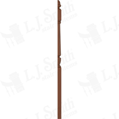 L.J. Smith 3-1/2" Half Long Utility Newel · LJP-30428 1/2-C — stair parts selection with LeviArs Design & Remodeling