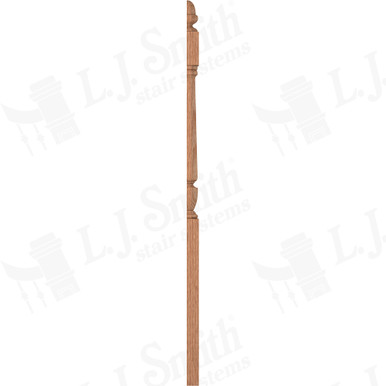 L.J. Smith 3-1/2" Half Long Utility Newel · LJP-30428 1/2-O — stair parts selection with LeviArs Design & Remodeling