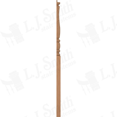 L.J. Smith 3-1/2" Half Long Utility Newel · LJP-3314 1/2-AL — stair parts selection with LeviArs Design & Remodeling