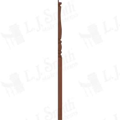L.J. Smith 3-1/2" Half Long Utility Newel · LJP-3314 1/2-C — stair parts selection with LeviArs Design & Remodeling