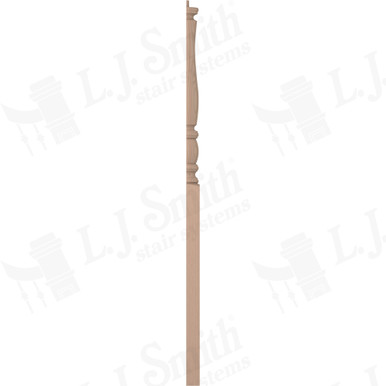 L.J. Smith 3-1/2" Half Long Utility Newel · LJP-3314 1/2-M — stair parts selection with LeviArs Design & Remodeling