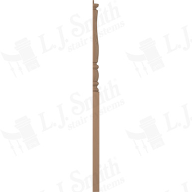 L.J. Smith 3-1/2" Half Long Utility Newel · LJP-3314 1/2-P — stair parts selection with LeviArs Design & Remodeling