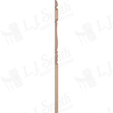 L.J. Smith 3-1/2" Half Long Utility Newel · LJP-3342 1/2-M — stair parts selection with LeviArs Design & Remodeling