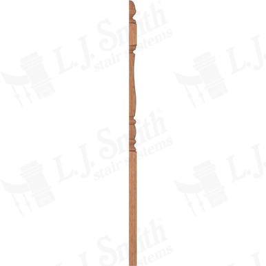 L.J. Smith 3-1/2" Half Long Utility Newel · LJP-3342 1/2-O — stair parts selection with LeviArs Design & Remodeling