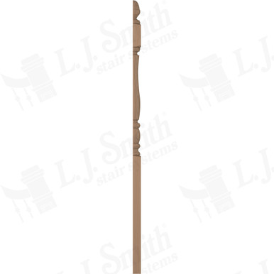 L.J. Smith 3-1/2" Half Long Utility Newel · LJP-3342 1/2-P — stair parts selection with LeviArs Design & Remodeling