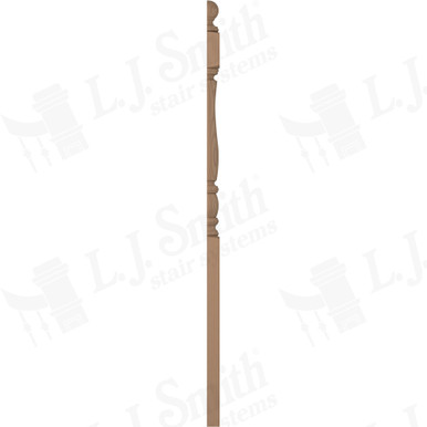 L.J. Smith 3-1/2" Half Long Utility Newel · LJP-3342BT 1/2-P — stair parts selection with LeviArs Design & Remodeling