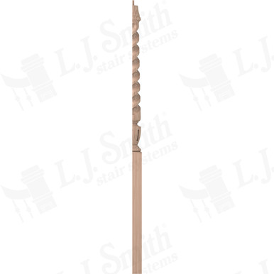 L.J. Smith 3-1/2" Half Long Utility Newel · LJT-3014 1/2-B — stair parts selection with LeviArs Design & Remodeling