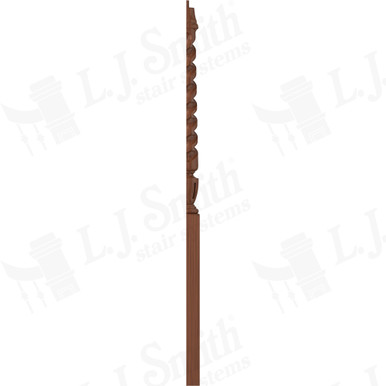 L.J. Smith 3-1/2" Half Long Utility Newel · LJT-3014 1/2-C — stair parts selection with LeviArs Design & Remodeling