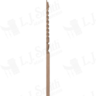 L.J. Smith 3-1/2" Half Long Utility Newel · LJT-3014 1/2-HK — stair parts selection with LeviArs Design & Remodeling