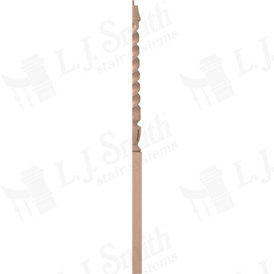 L.J. Smith 3-1/2" Half Long Utility Newel · LJT-3014 1/2-HM — stair parts selection with LeviArs Design & Remodeling