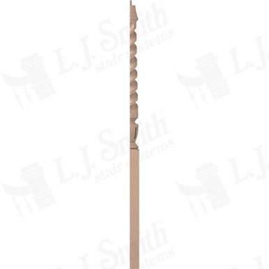 L.J. Smith 3-1/2" Half Long Utility Newel · LJT-3014 1/2-M — stair parts selection with LeviArs Design & Remodeling