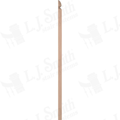 L.J. Smith 3-1/2" Half Second Floor Landing Newel · LJ-4005 1/2-B — stair parts selection with LeviArs Design & Remodeling