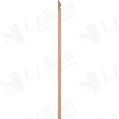 L.J. Smith 3-1/2" Half Second Floor Landing Newel · LJ-4005 1/2-HM — stair parts selection with LeviArs Design & Remodeling