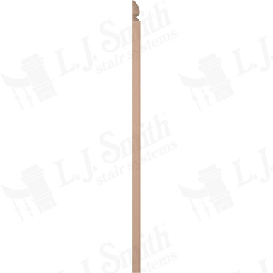 L.J. Smith 3-1/2" Half Second Floor Landing Newel · LJ-4005 1/2-M — stair parts selection with LeviArs Design & Remodeling