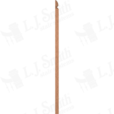 L.J. Smith 3-1/2" Half Second Floor Landing Newel · LJ-4005 1/2-O — stair parts selection with LeviArs Design & Remodeling