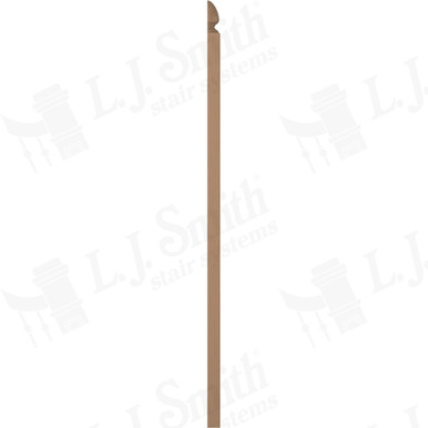 L.J. Smith 3-1/2" Half Second Floor Landing Newel · LJ-4005 1/2-P — stair parts selection with LeviArs Design & Remodeling