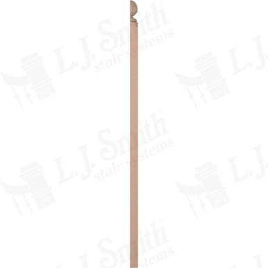 L.J. Smith 3-1/2" Half Second Floor Landing Newel · LJ-4005COL1/2-M — stair parts selection with LeviArs Design & Remodeling