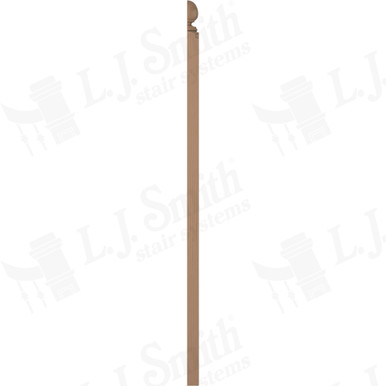 L.J. Smith 3-1/2" Half Second Floor Landing Newel · LJ-4005COL1/2-P — stair parts selection with LeviArs Design & Remodeling