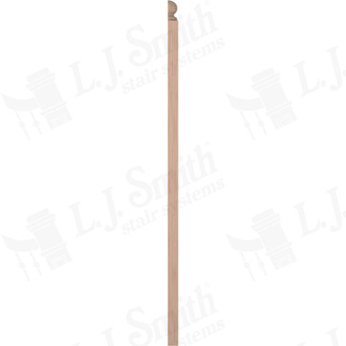 L.J. Smith 3-1/2" Half Second Floor Landing Newel · LJ-4005RT 1/2-B — stair parts selection with LeviArs Design & Remodeling