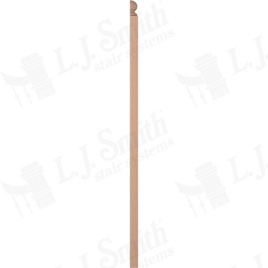 L.J. Smith 3-1/2" Half Second Floor Landing Newel · LJ-4005RT 1/2-HM — stair parts selection with LeviArs Design & Remodeling