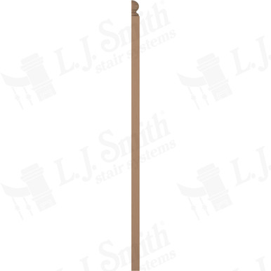 L.J. Smith 3-1/2" Half Second Floor Landing Newel · LJ-4005RT 1/2-P — stair parts selection with LeviArs Design & Remodeling