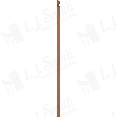L.J. Smith 3-1/2" Half Second Floor Landing Newel · LJ-4005RT 1/2-WO — stair parts selection with LeviArs Design & Remodeling