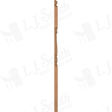 L.J. Smith 3-1/2" Half Second Floor Landing Newel · LJ-4503 1/2-AL — stair parts selection with LeviArs Design & Remodeling