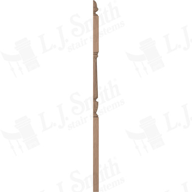 L.J. Smith 3-1/2" Half Second Floor Landing Newel · LJF-3045 1/2-HK — stair parts selection with LeviArs Design & Remodeling