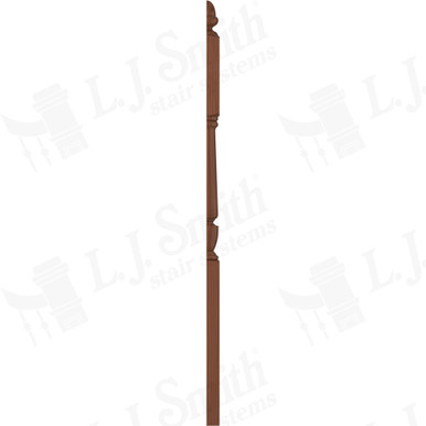 L.J. Smith 3-1/2" Half Second Floor Landing Newel · LJP-3045 1/2-C — stair parts selection with LeviArs Design & Remodeling