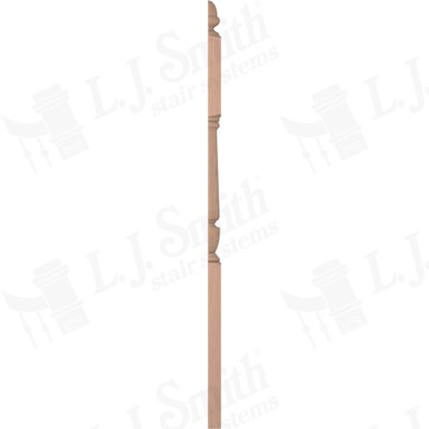 L.J. Smith 3-1/2" Half Second Floor Landing Newel · LJP-3045 1/2-HM — stair parts selection with LeviArs Design & Remodeling