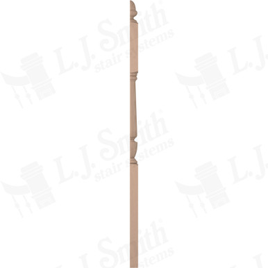 L.J. Smith 3-1/2" Half Second Floor Landing Newel · LJP-3045 1/2-M — stair parts selection with LeviArs Design & Remodeling