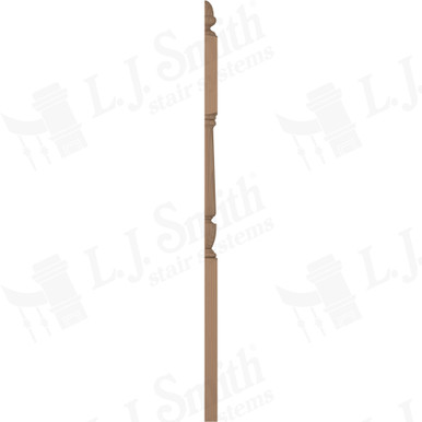 L.J. Smith 3-1/2" Half Second Floor Landing Newel · LJP-3045 1/2-P — stair parts selection with LeviArs Design & Remodeling