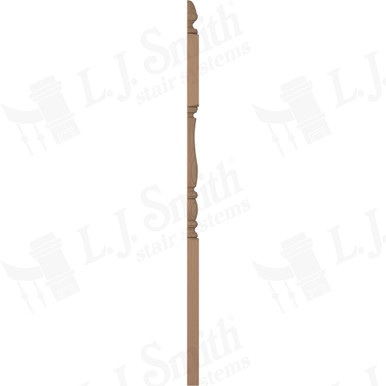 L.J. Smith 3-1/2" Half Second Floor Landing Newel · LJP-3345 1/2-P — stair parts selection with LeviArs Design & Remodeling