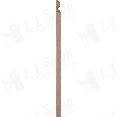 L.J. Smith 3-1/2" Half Short Utility Newel · LJ-4004COL1/2-HK — stair parts selection with LeviArs Design & Remodeling