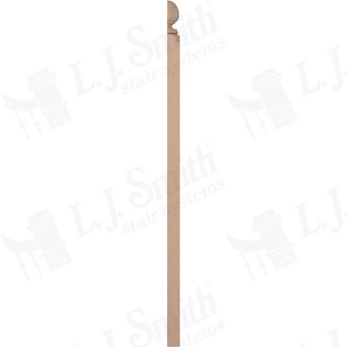 L.J. Smith 3-1/2" Half Short Utility Newel · LJ-4004COL1/2-M — stair parts selection with LeviArs Design & Remodeling